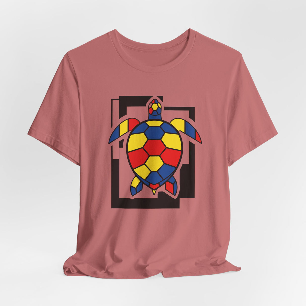 Bauhaus  Red Blue Yellow Sea Turtle Graphic Tee - 6 Colors