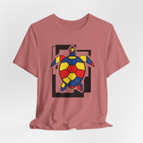 Bauhaus  Red Blue Yellow Sea Turtle Graphic Tee - 6 Colors