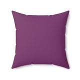 Purple Momchrome Sea Turtle Pillow, Faux Suede Pillow - 4 sizes