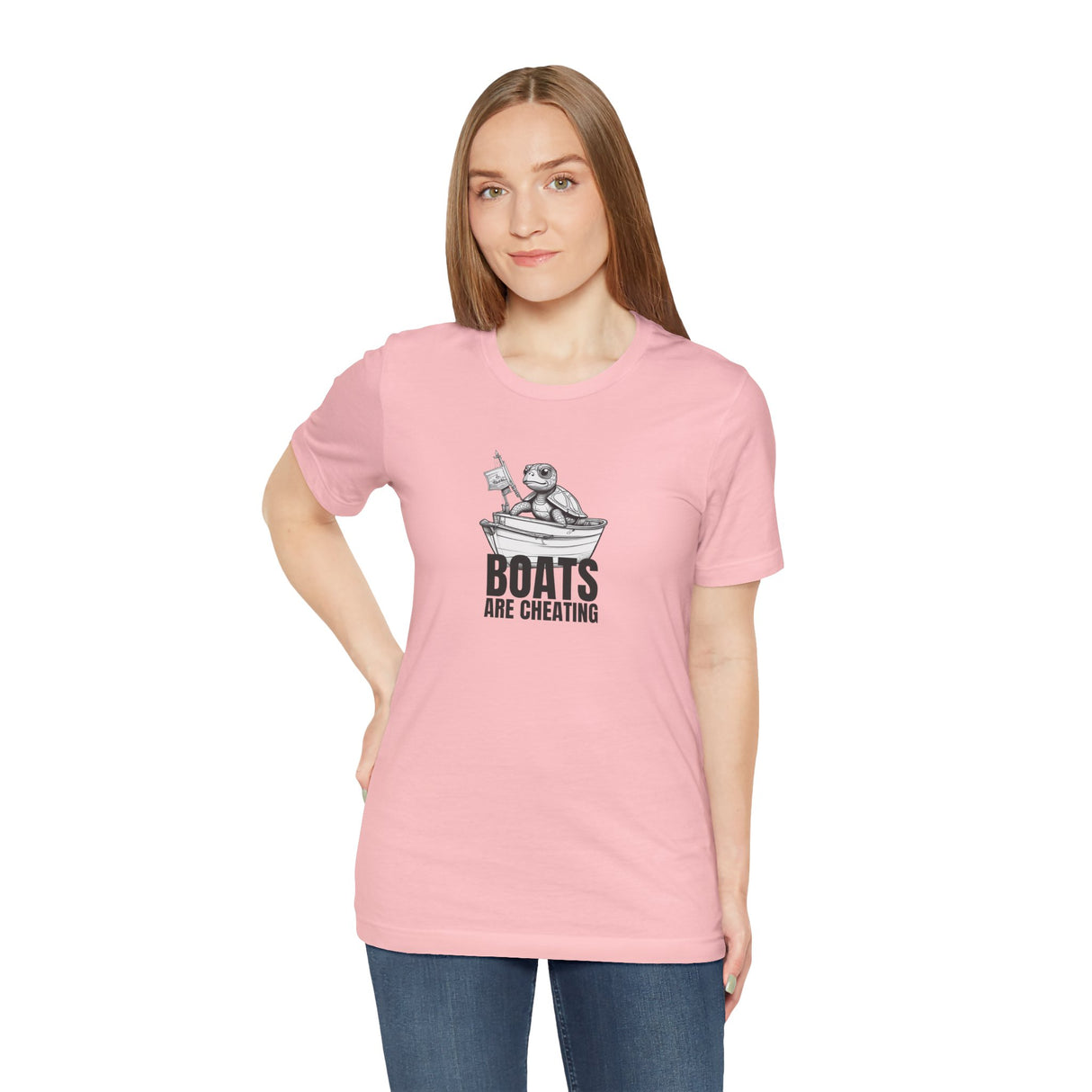 Boats Are Cheating Sea Turtle Tee - 6 Colors