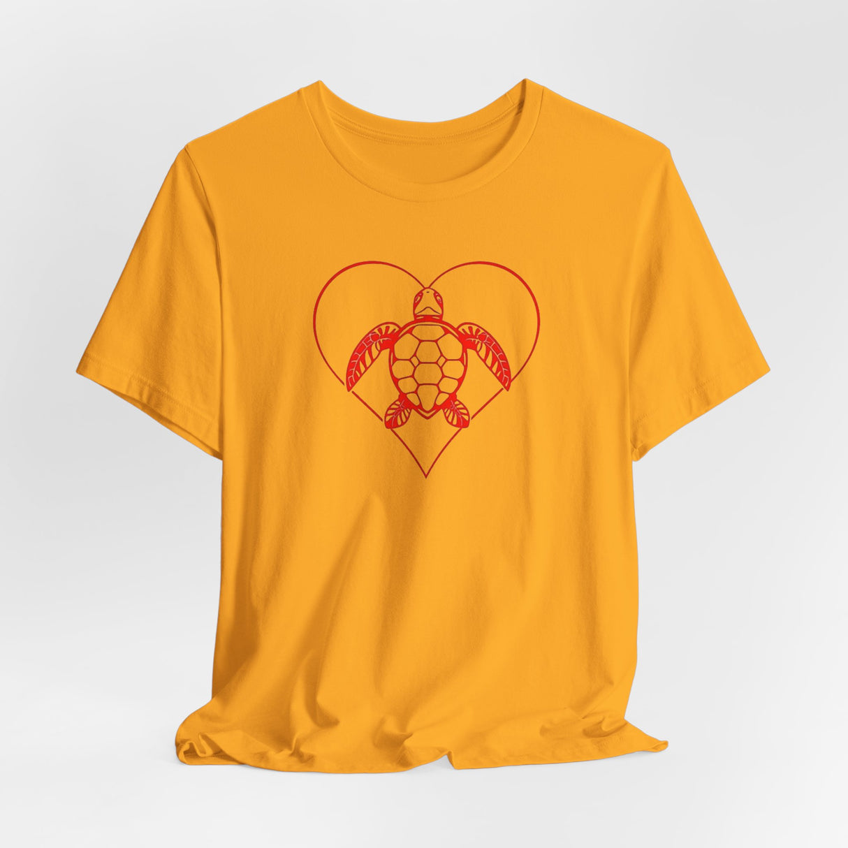 Red Heart Sea Turtle Graphic Tee - 8 Colors