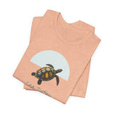 Water Color Print Sea Turtle Graphic Tee - 3 Colors