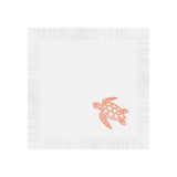 Orange Tropical SeaTurtle-Themed Cocktail Napkins