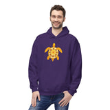Gold Sea Turtle Hoodie - Comfy Unisex Fleece Sweatshirt - 4 Colors