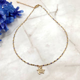 Sea Turtle Necklace Purple Gold Color (1 necklace approx. 16+ inches AROUND) Elegant Gold Tone Violet Sea Turtle charm necklace gift!