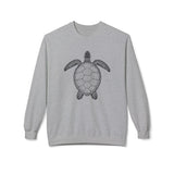 Black Intricate Sea Turtle Sweatshirt - 7 colors