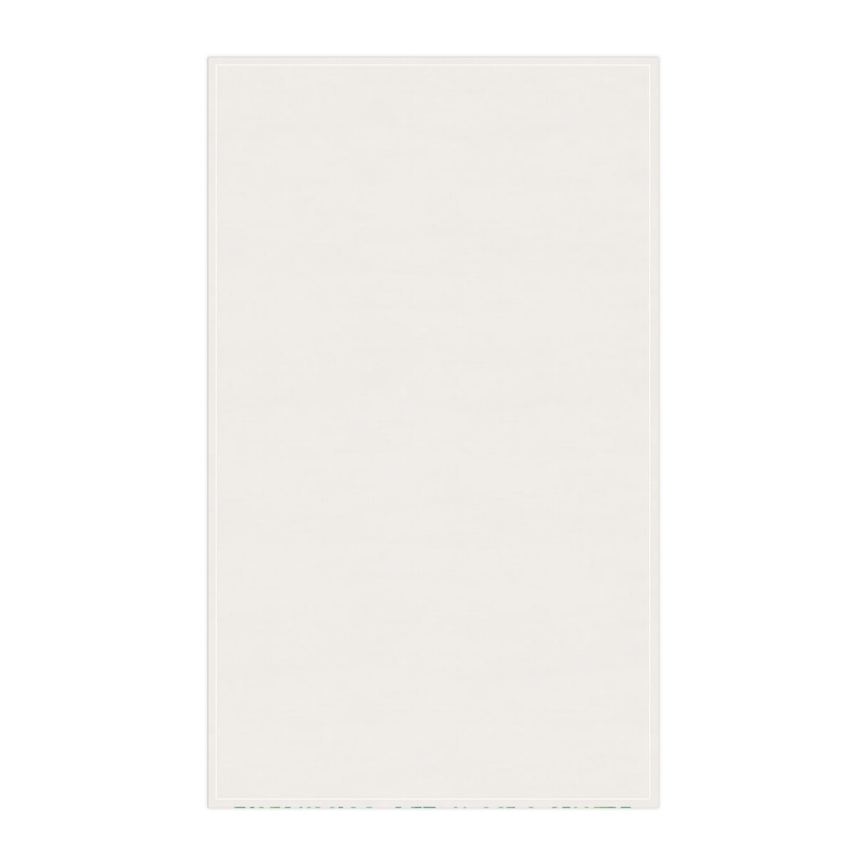 Illustrated Floating Green Sea Turtle Tea Towel (cotton, poly)