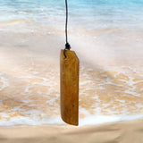 Painted Coconut Sea Turtle Bamboo Wind Chime Red Dot B GRADE (1 chime approx. 30 x 5 inches) Painted Sea Turtle Chime for patio decor!