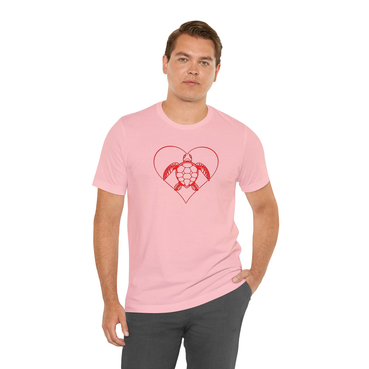 Red Heart Sea Turtle Graphic Tee - 8 Colors