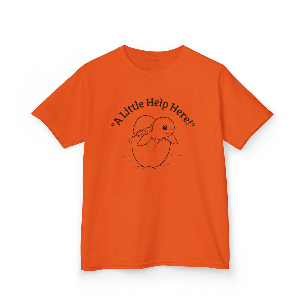 Kids Cute Baby Sea Turtle Hatching Cartoon Tee, Kids T-Shirt, Sea Turtle Apparel, Animal Lover Shirt, Children's Clothing