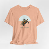 Water Color Print Sea Turtle Graphic Tee - 3 Colors
