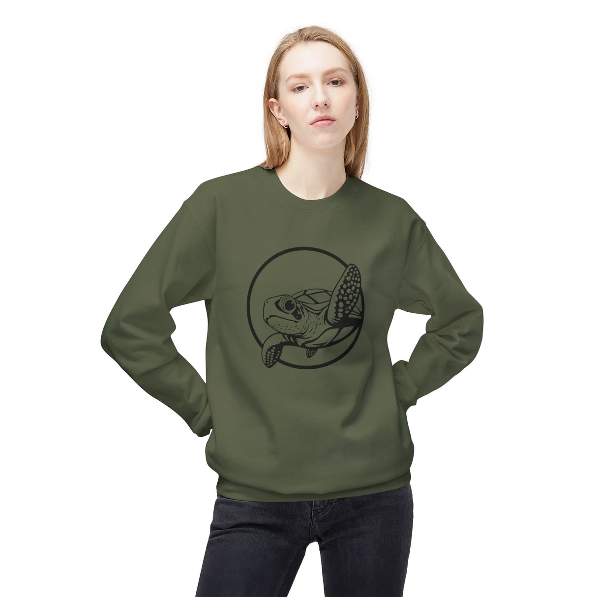 Waving Sea Turtle Sweatshirt - 8 colors