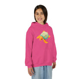 Youth Orange and Teal Sea Turtle Hoodie - 6 Colors