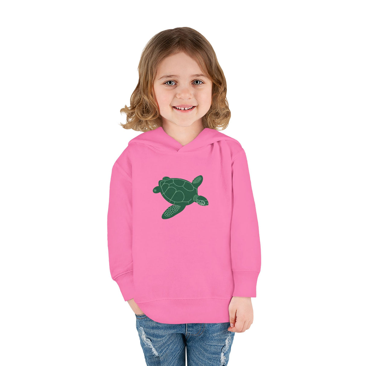 Toddler Gliding Sea Turtle Hooded Sweatshirt - 4 Colors
