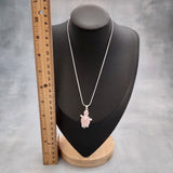 Purple Sea Turtle Necklace Silver Rhinestone Pendant (approx. 16+ inches AROUND) Plum Colored Sea Turtle Jewelry gift for ocean life lovers!
