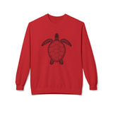 Black Intricate Sea Turtle Sweatshirt - 7 colors