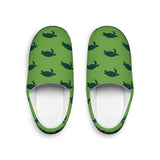 Charming Turtle Pattern Women's Indoor Slippers, Cozy House Slippers, Cute Gifts for Her, Eco-Friendly Footwear, Relaxing Home Essentials