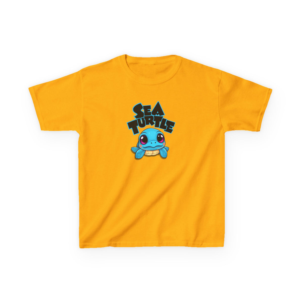 Kids Cute Baby Sea Turtle Blue Cartoon Tee - 7 colors