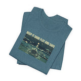 Keep It Dark Flat Safe Ink Art Sea Turtle Tee - 5 Colors Dark