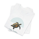 Water Color Print Sea Turtle Graphic Tee - 3 Colors
