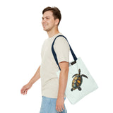 Oil Art Sea Turtle Tote Bag - 3 sizes