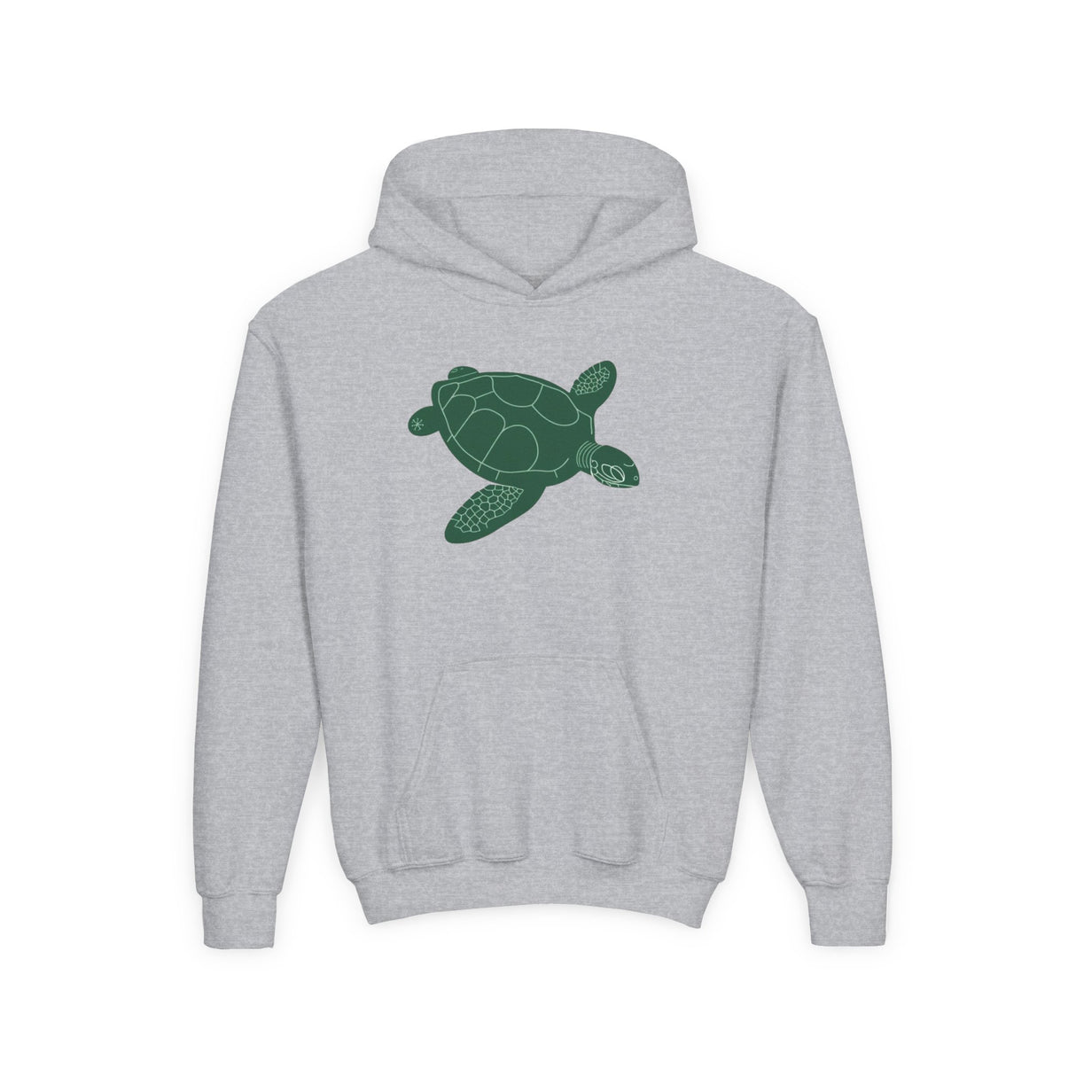 Youth Gliding Green Sea Turtle Hoodie - 4 Colors