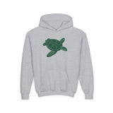 Youth Gliding Green Sea Turtle Hoodie - 4 Colors