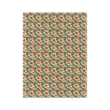 Tropical Sea Turtle-Themed Velveteen Microfiber Blanket - 3 Sizes