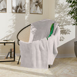 Comic Style Green Sea Turtle -Themed Velveteen Microfiber Blanket - 3 Sizes