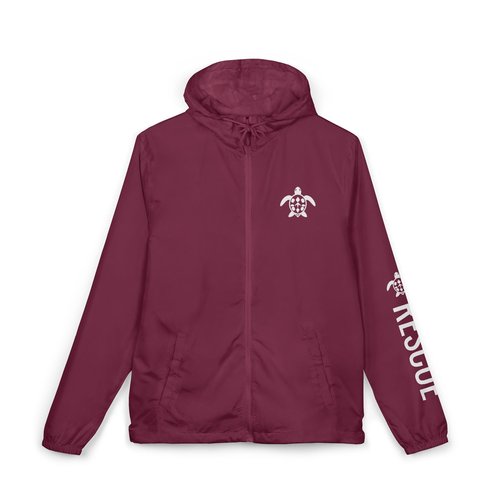 Sea Turtle Rescue Unisex Full-Zip Windbreaker Jacket - 3 colors