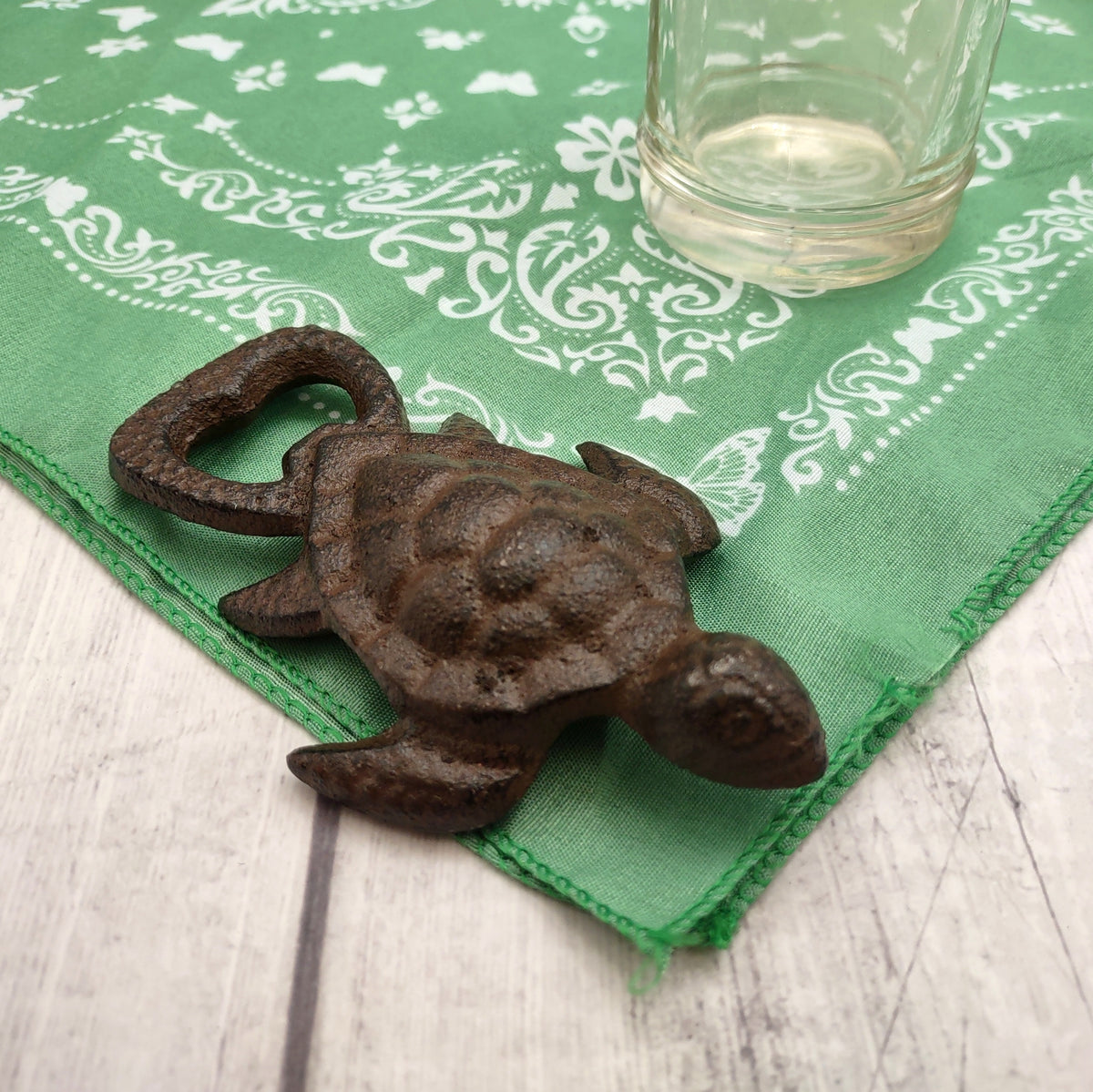 Brown Metal Sea Turtle Bottle Opener (1 opener approx. 4.5+ inches) Cast Iron Patina Sea Turtle Bottle Opener for coastal kitchen or home!