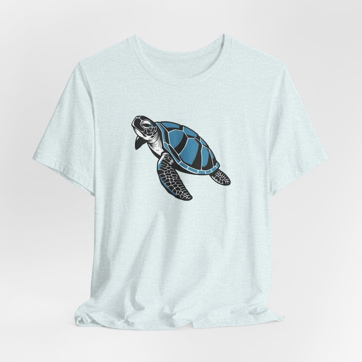 Blue Comic Print Sea Turtle Graphic Tee - 7 Colors