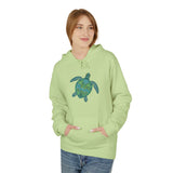 Teal Tribal Sea Turtle Hoodie -  Sea Turtle Sweatshirt - 6 Colors