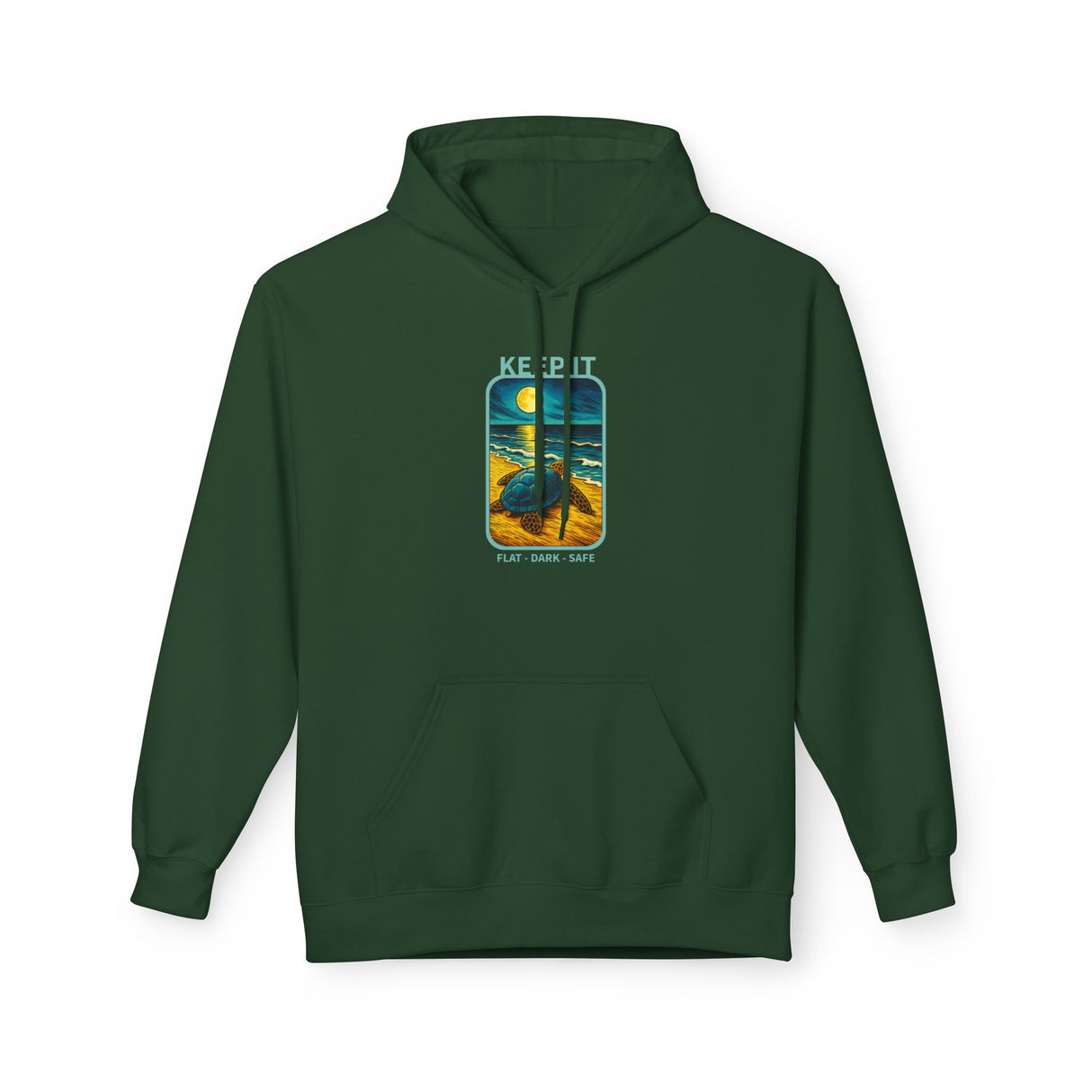 Keep It Flat Dark Safe Sea Turtle Hoodie - Sea Turtle Sweatshirt - 6 Colors