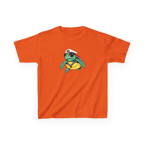 Kids Cute Baby Sea Turtle Sailor Cartoon Tee - 7 colors