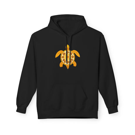 Gold Sea Turtle Hoodie - Comfy Unisex Fleece Sweatshirt - 4 Colors
