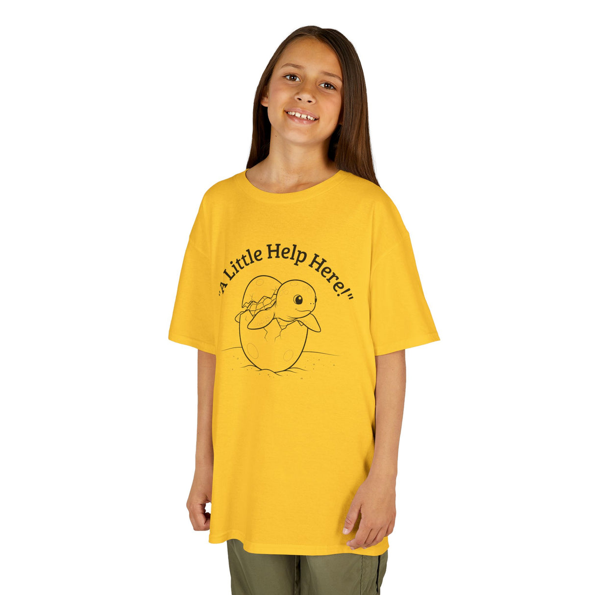 Kids Cute Baby Sea Turtle Hatching Cartoon Tee, Kids T-Shirt, Sea Turtle Apparel, Animal Lover Shirt, Children's Clothing
