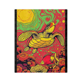Brilliant Sea Turtle-Themed Velveteen Microfiber Blanket - 3 Sizes