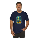 Keep it Dark Flat Safe Sea Turtle Illustration Tee - 4 colors