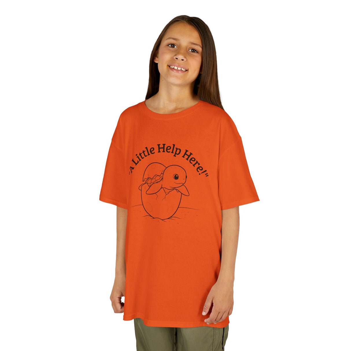 Kids Cute Baby Sea Turtle Hatching Cartoon Tee, Kids T-Shirt, Sea Turtle Apparel, Animal Lover Shirt, Children's Clothing