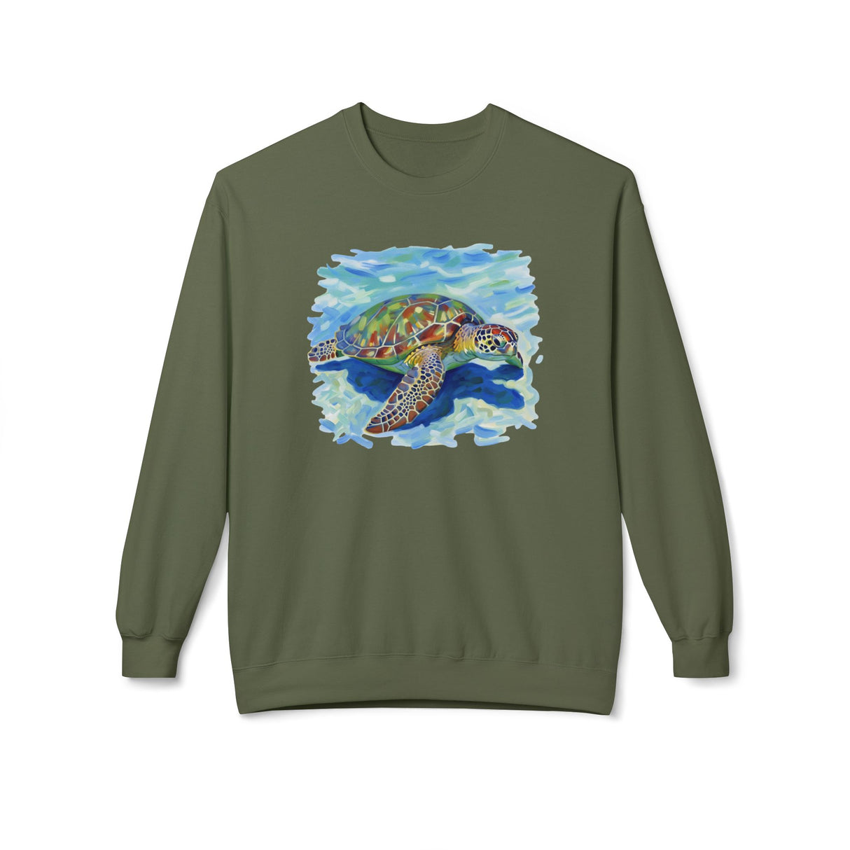 Watercolor Sea Turtle Sweatshirt - 4 colors