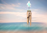 Hanging Wooden Green Turtle Bamboo Wind Chime (1 Chime approx. 33 x 4 inches) Turtle Bamboo Windchime brings beachside charm to any home!
