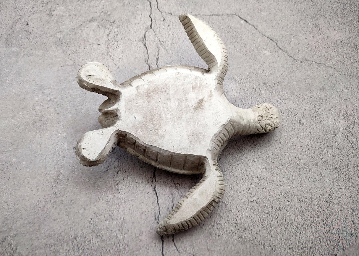 Sea Turtle Blue Green Glass Mosaic Shell Figurine (1 figure approx. 6.25+ inches long) Glass Mosaic Shell Sea Turtle Figure for home decor!