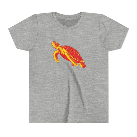 Red and Yellow Sea Turtle Youth Tee - 6 colors