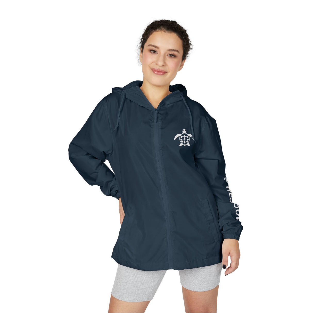 Sea Turtle Rescue Unisex Full-Zip Windbreaker Jacket - 3 colors