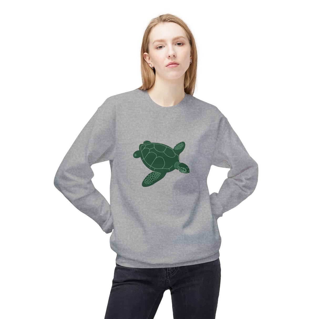 Gliding Green Sea Turtle Sweatshirt - 4 colors