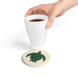 Eco-Friendly Sea Turtle Ceramic Coaster