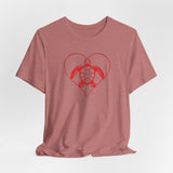 Red Heart Sea Turtle Graphic Tee - 8 Colors