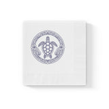 Purple Tropical SeaTurtle-Themed Cocktail Napkins