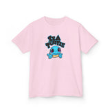 Kids Cute Baby Sea Turtle Blue Cartoon Tee - 7 colors